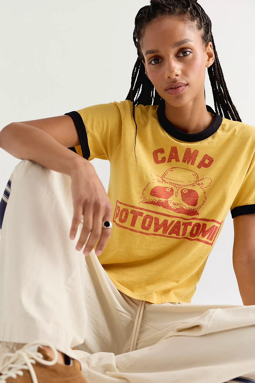 Camp Potowatomi Ringer Tee