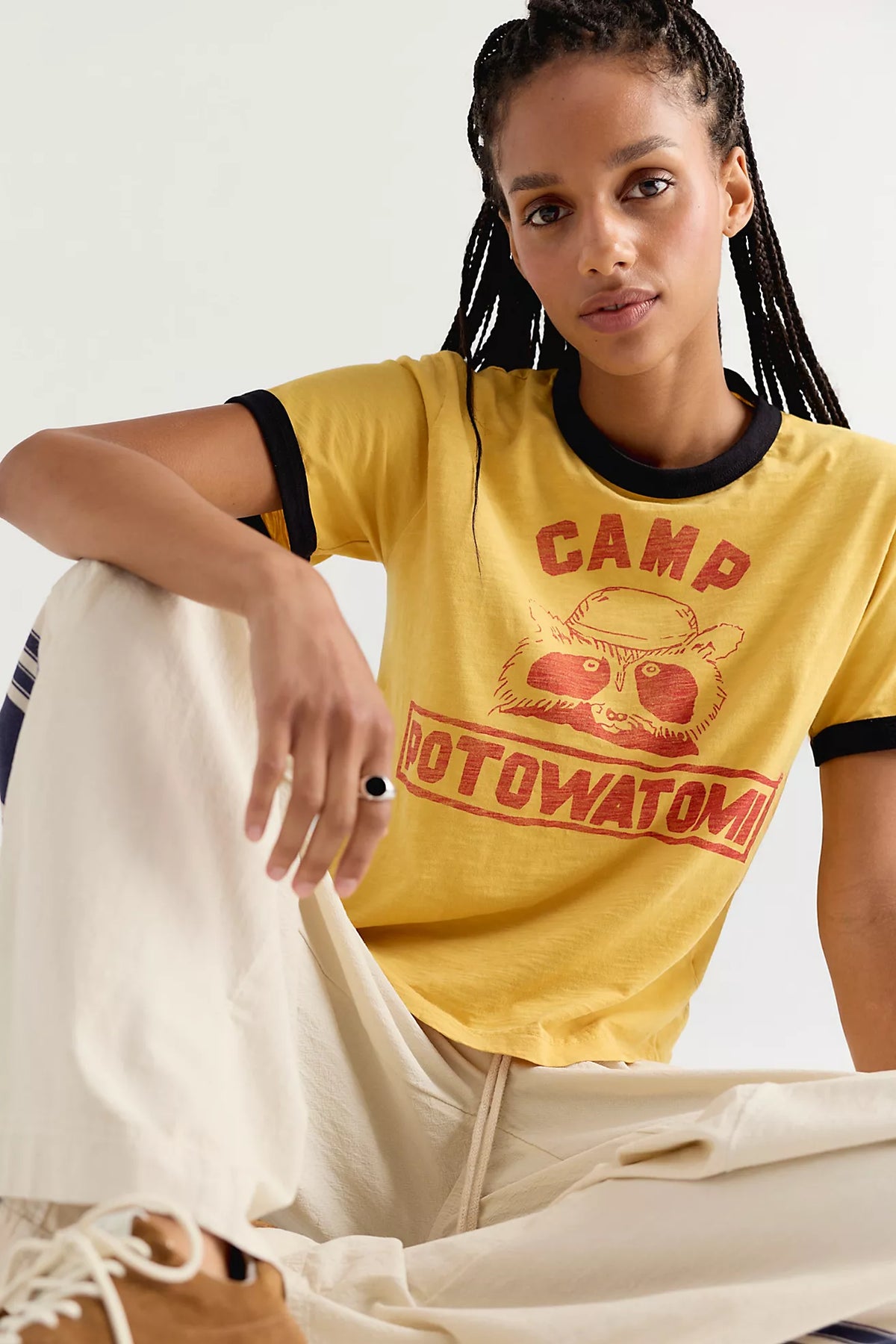Camp Potowatomi Ringer Tee